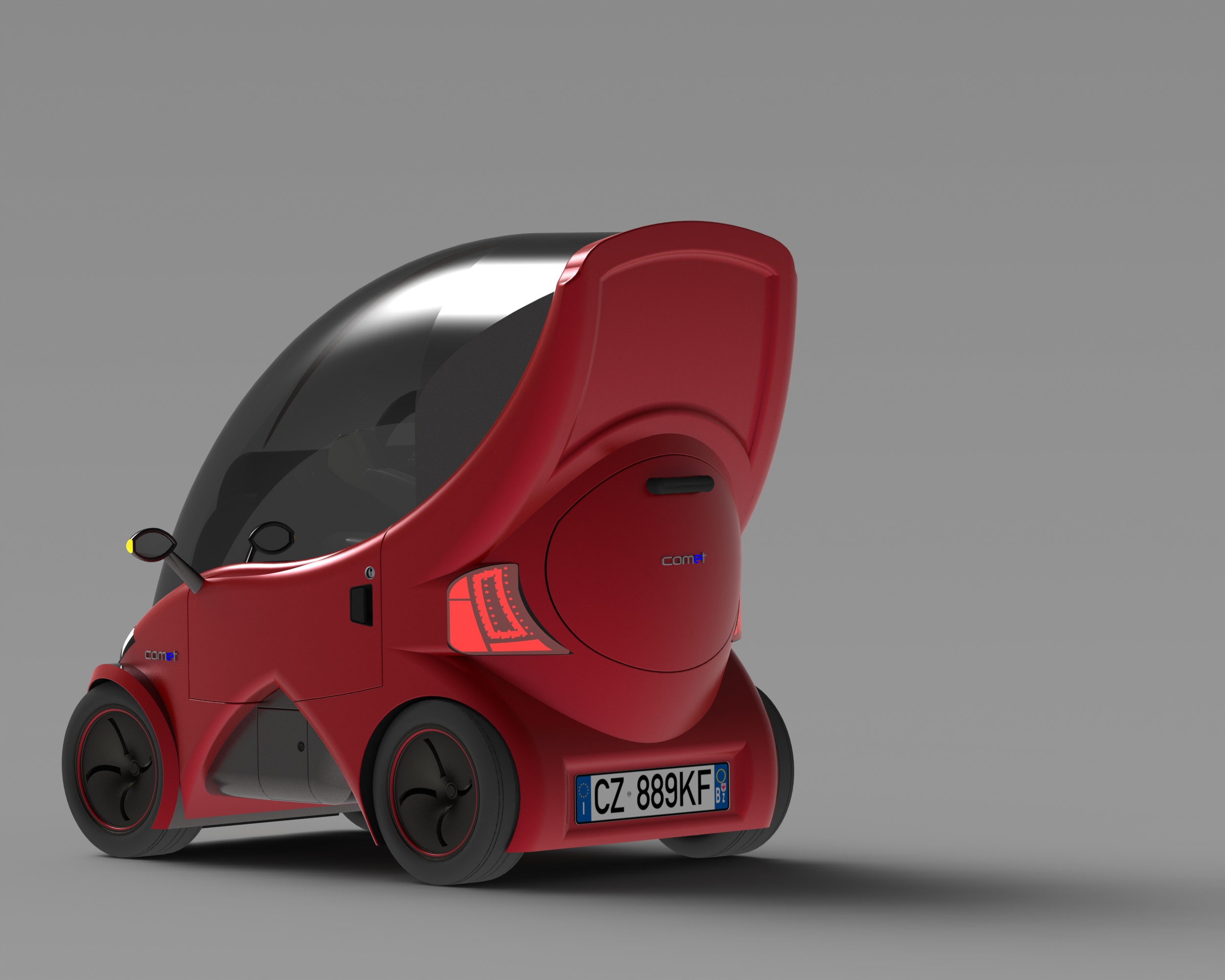 单人概念环保小汽车图纸